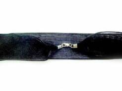 Naszyjnik czoker z czarnej organzy 40 cm