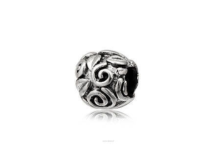srebrne zawieszka modulowa beads