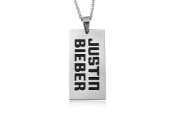 Naszyjnik nieśmiertelnik Justin Bieber