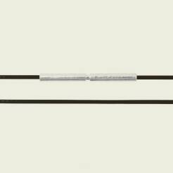Naszyjnik supercienki Japan Wire 40 cm brązowy