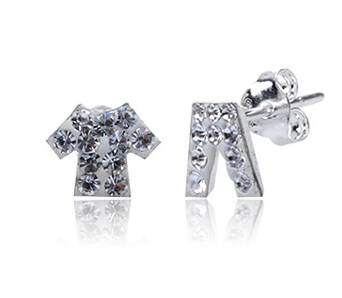 Kolczyki Ubranka z kryształkami Swarovski