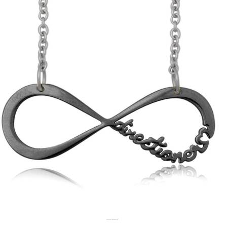 czarny naszyjnik infinite directioner one direction gadget