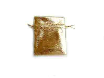 Jewelry Pouch material gold color