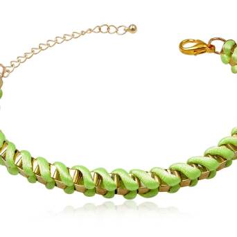 Bracelet fashion Metasilk light green