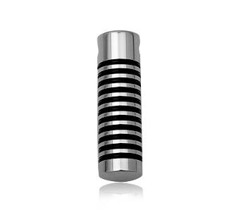 Steel pendant men cylinder