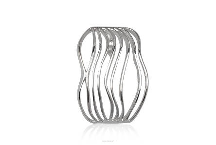 Wisiorek srebrny modern design