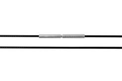 Naszyjnik supercienki Japan Wire 45 cm czarny