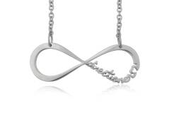 Naszyjnik One Direction Mały Stal 316L Infinity