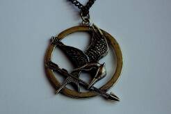 Necklace Hunger Game Ridicule Bird brown